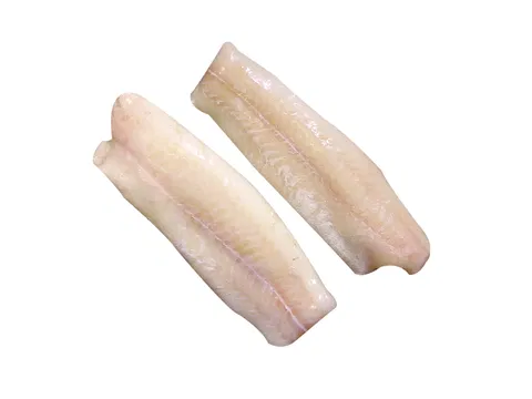 Saithe fillet skinless (Pollachius virens) 200-400g/pcs 20% glaze 5kg/# 200-500 g/db