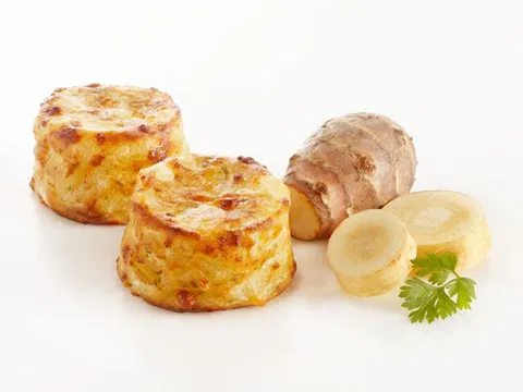 Gratin mini mit Topinambur und Pastinake Aviko