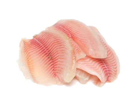 Tilapia fillet (Oreochromis niloticus) 85-150 g/pcs 30% glaze 5 kg/# 85-150 g/db