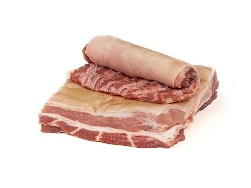 Ferkel-Bauchfleisch ganz o.Kn.