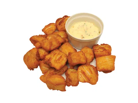 Battered Alaska pollock bites 1kg/bag 10kg/# 20-30 g/db