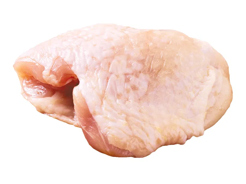 Fresh chicken oysterleg with skin