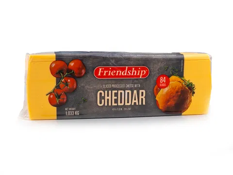 Cheddar sajt szeletelt ömlesztett 45%