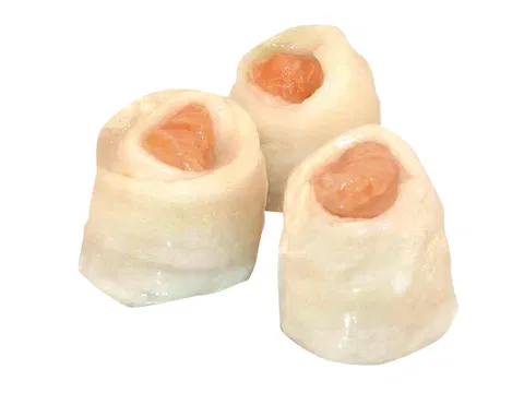 Lepényhal medallion vadlazaccal töltve 20% glazúr 40-60 g/db