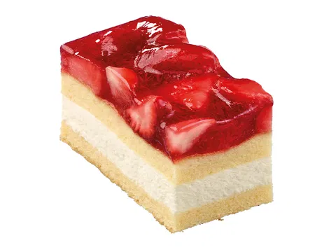 Erdbeer-Käse-Sahne-Schnitte, gluten-/laktosefrei -