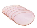 Smoked cooked delicacy chops sliced  