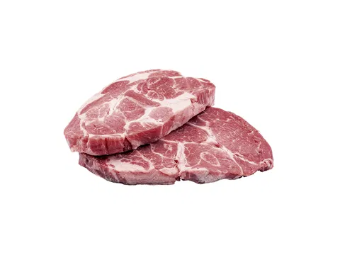 Schweins-Schopf o.Kn. geschnitten 100-120 g/db