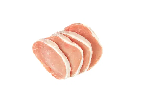 Schweins-Karree o.Kn. geschnitten 100-120 g/db