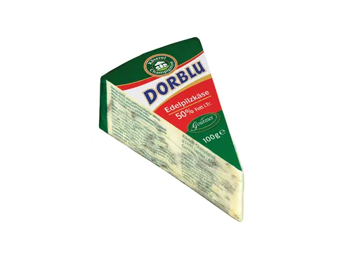 Syr s modrou plesňou Dor blue uzamykateľné balenie 50% 100 g/cs