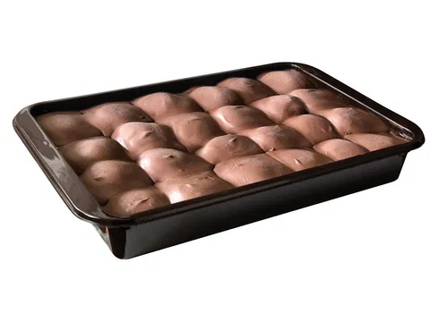 Profiterol with cocoa cream