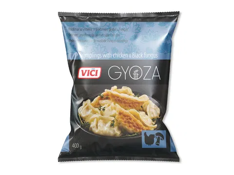 Gyoza mit Pilz und Hühnerfleischfüllung 12,8-14 g/db 400 g/cs 12 cs/# 400 g/cs