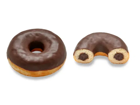 Donut filled with chocholate Europastry 65-75 g/db