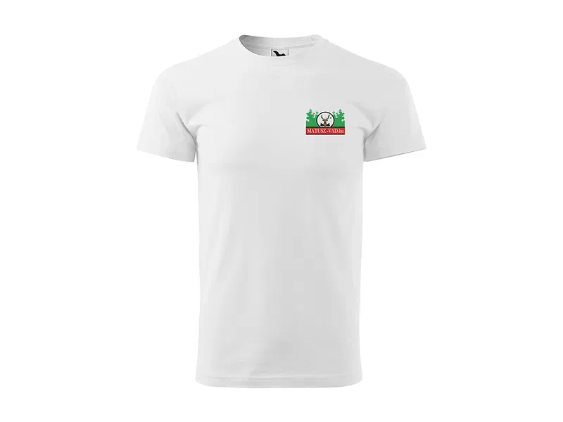 Basic póló, férfi, fehér M