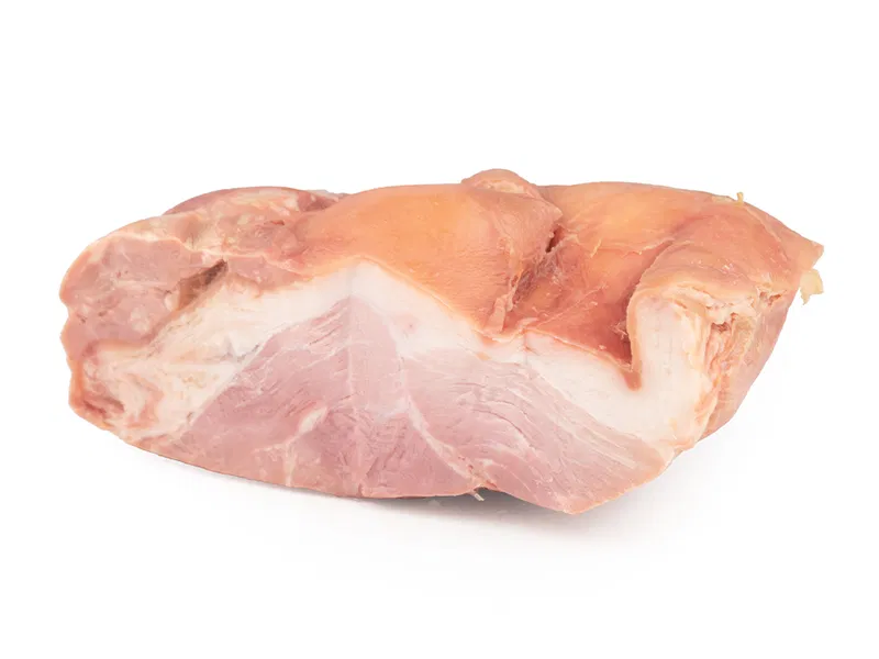Pork knuckle smoked cooked Sous Vide