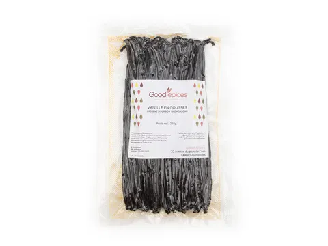 Vanillestange aus Madagaskar 250 g/cs