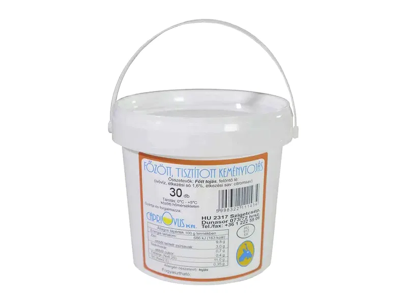 Gekochtes geschältes Hühnerei 40 g/db