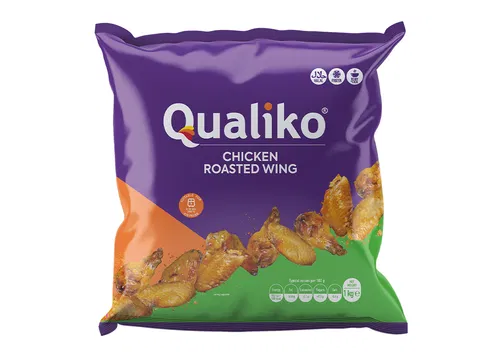 Vorgebratene Hähnchenflügel IQF Qualiko "HALAL" 30-60 g/db