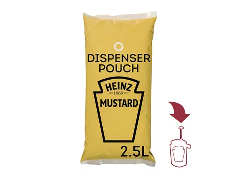 Horčica náplň do dávkovača Heinz 3 ks/#