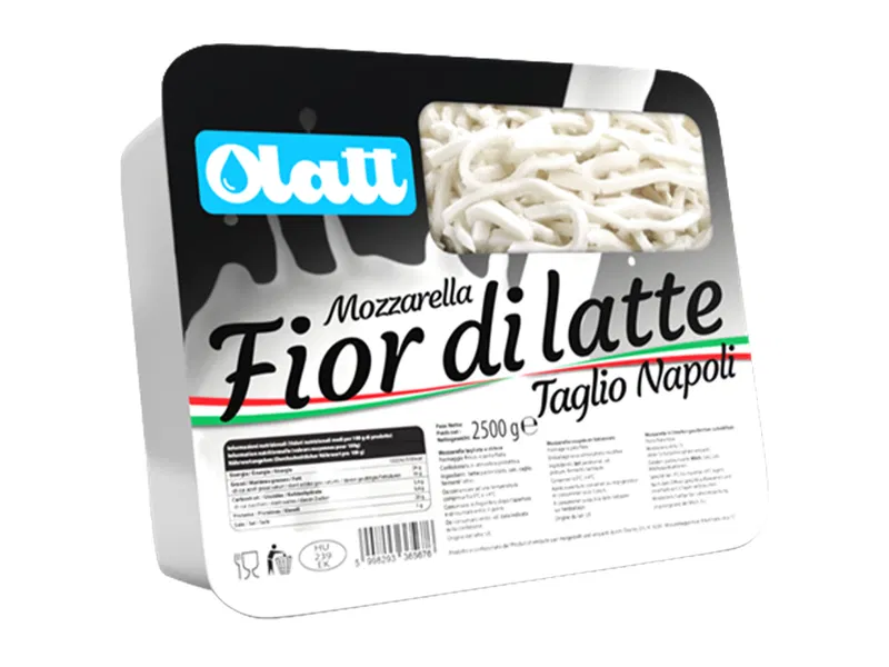 Grated Fiordilatte mozzarella cheese OLATT  